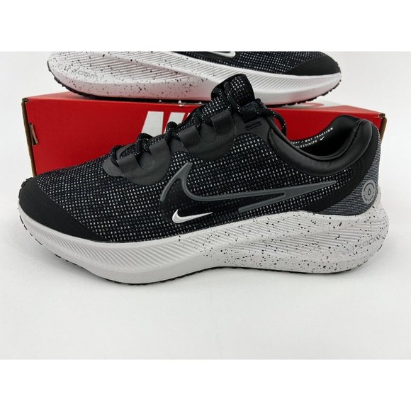Nike Winflo 8 Shield Black Iron Grey Men's Sneakers Water Repellent NO SHOE BOX - Picture 7 of 11